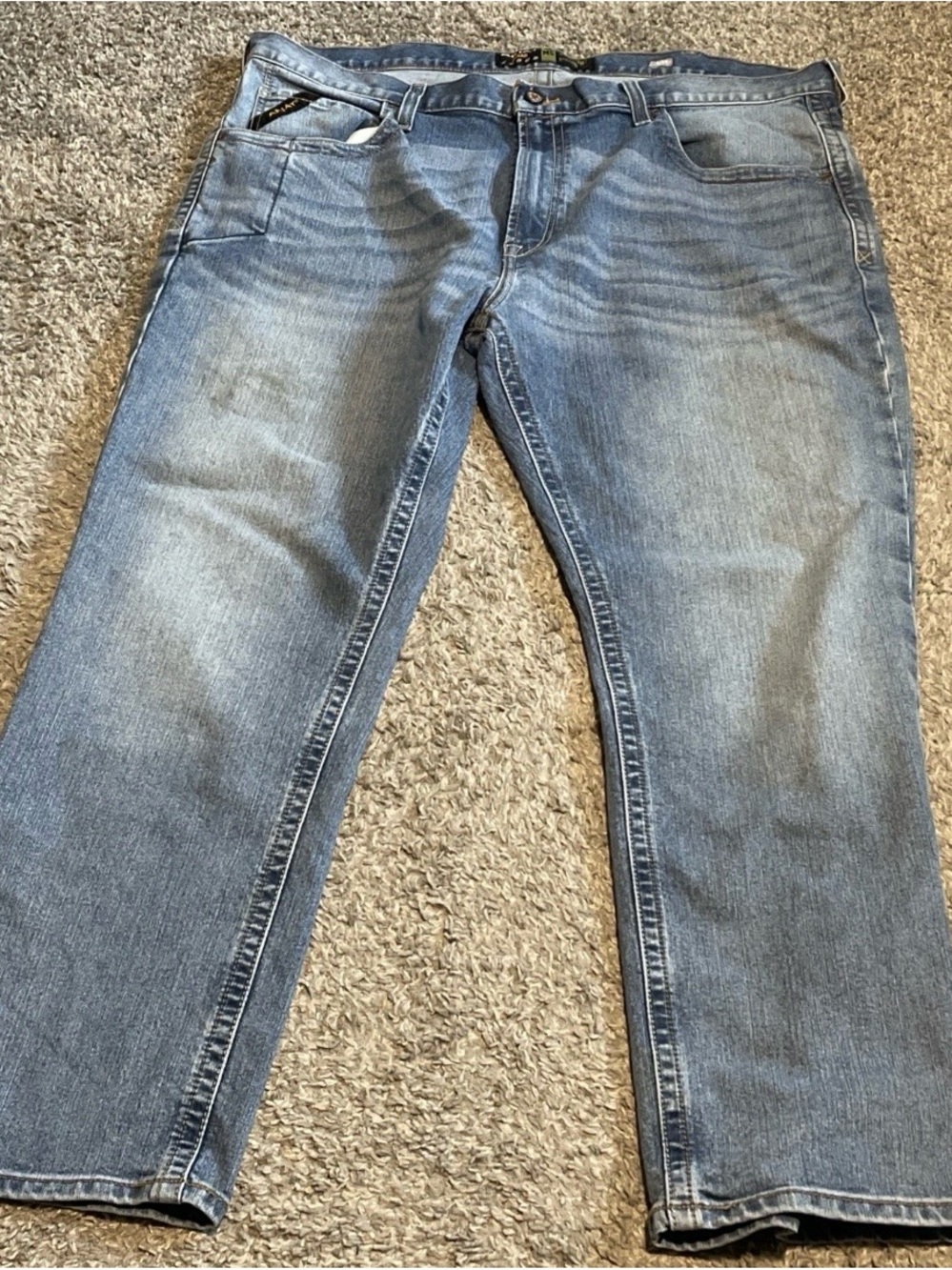 Ariat Men's Light Blue Straight Leg Jeans